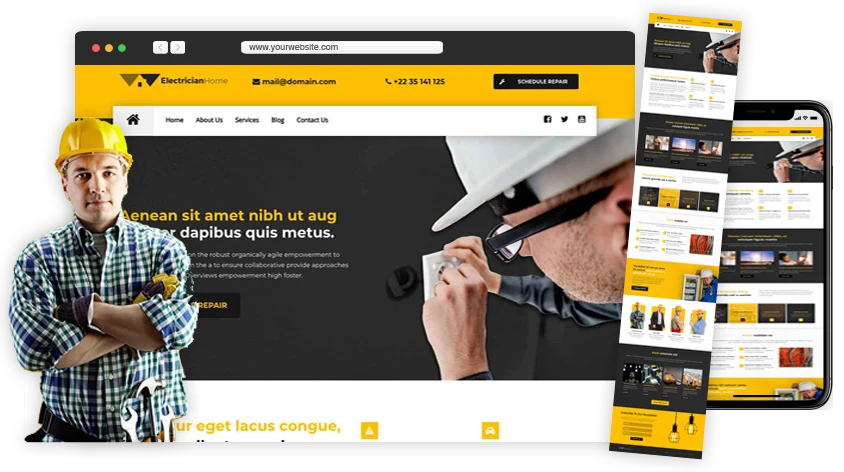 Tradesmen Website Design