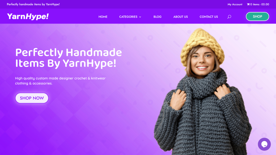 yarnhype.com homepage